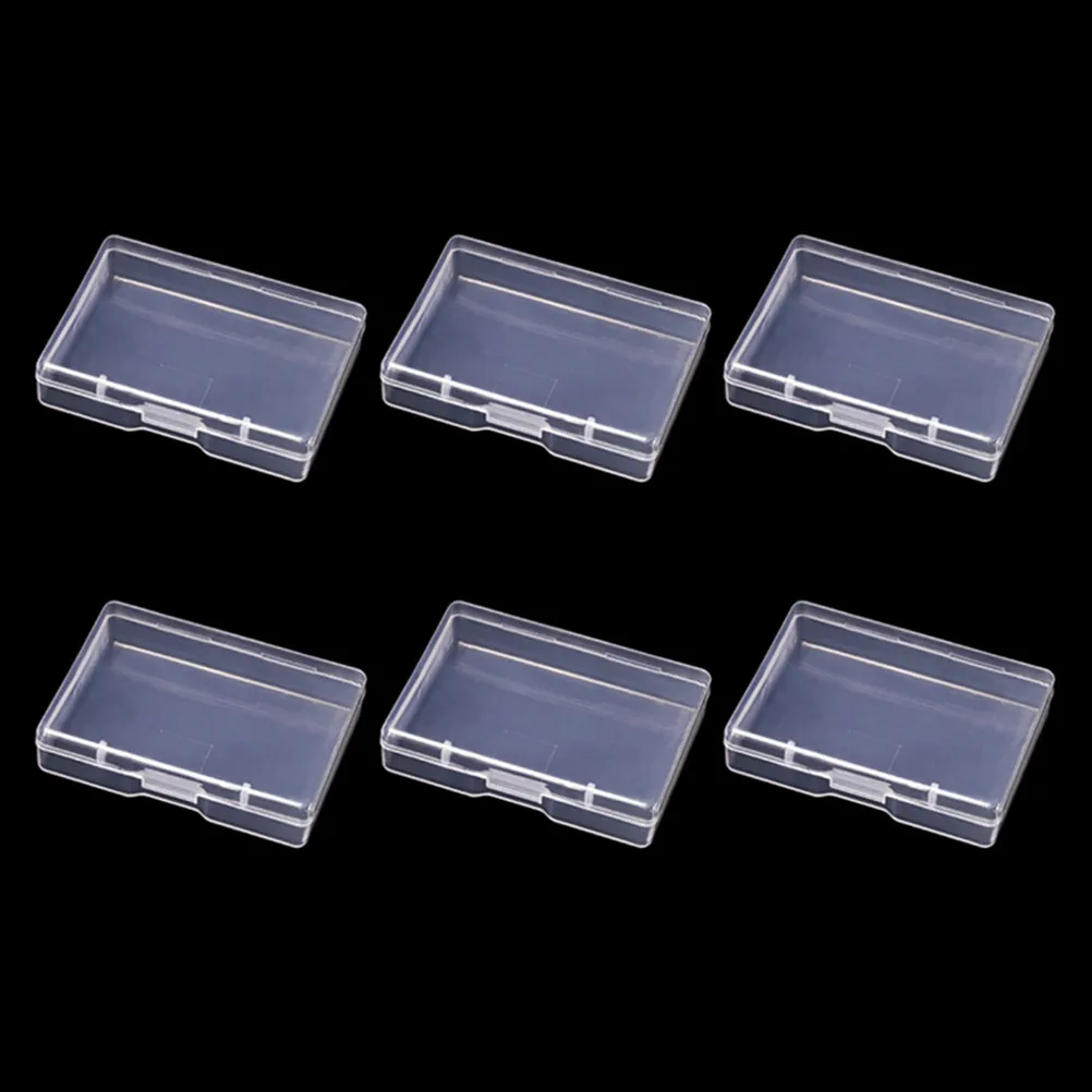 6Pcs Rectangular Transparent PP Plastic Storage Case Set Sturdy Space Saving Individual Compartment Organizer for Small Parts
6Pcs Rectangular Transparent PP Plastic Storage Case Set Sturdy Space Saving Individual Compartment Organizer for Small Parts