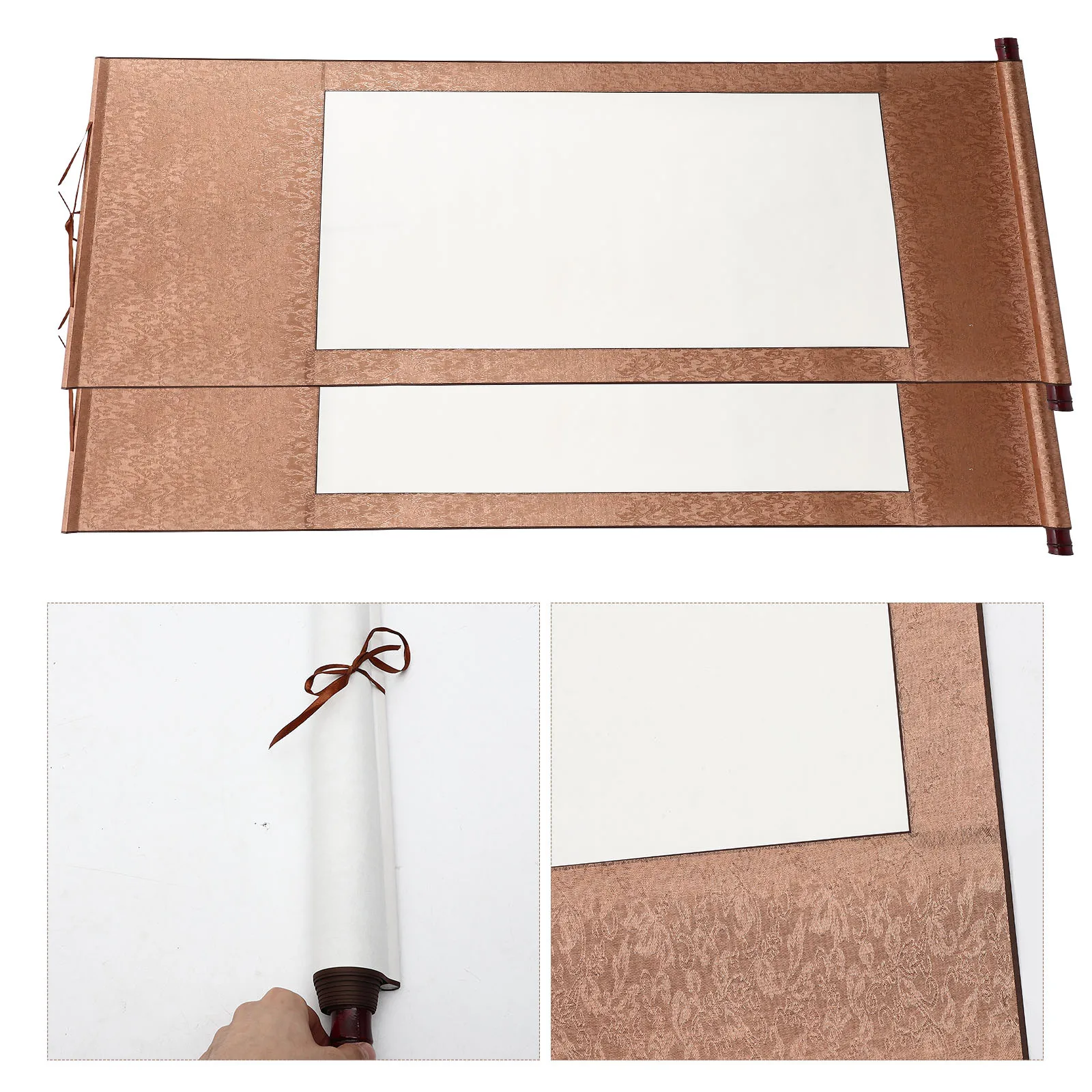 2Pcs Portable Multi-Function Calligraphy Paper Blank Scroll Writing Drawing Art Wall Mounting Accessory Blank Scroll Paper
2Pcs Portable Multi-Function Calligraphy Paper Blank Scroll Writing Drawing Art Wall Mounting Accessory Blank Scroll Paper