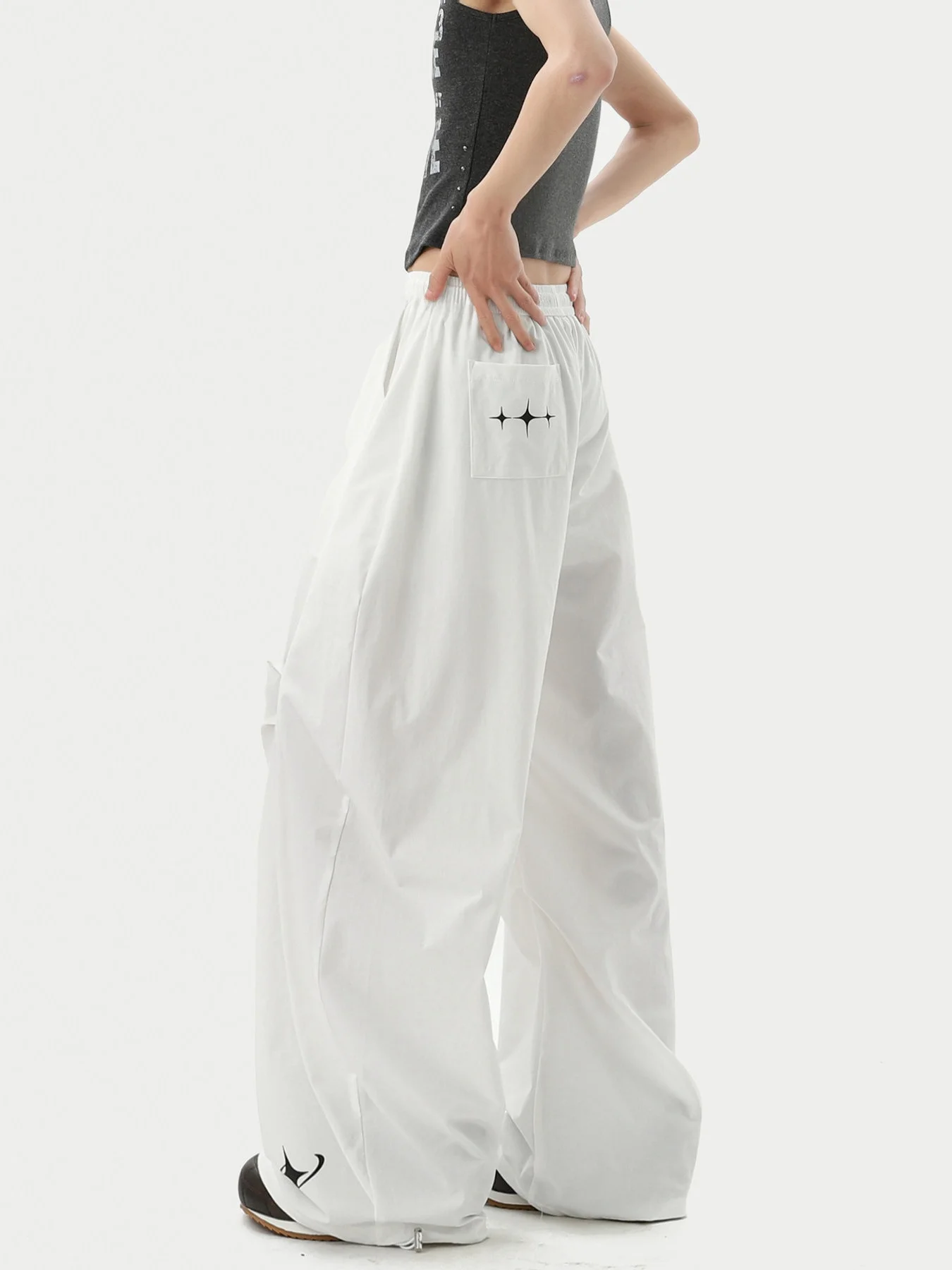 Quick Dry Paratrooper Workwear Pants Women Loose Casual Wide Leg Sports Jazz Dance Pants High Waist Elastic Polyester
Quick Dry Paratrooper Workwear Pants Women Loose Casual Wide Leg Sports Jazz Dance Pants High Waist Elastic Polyester