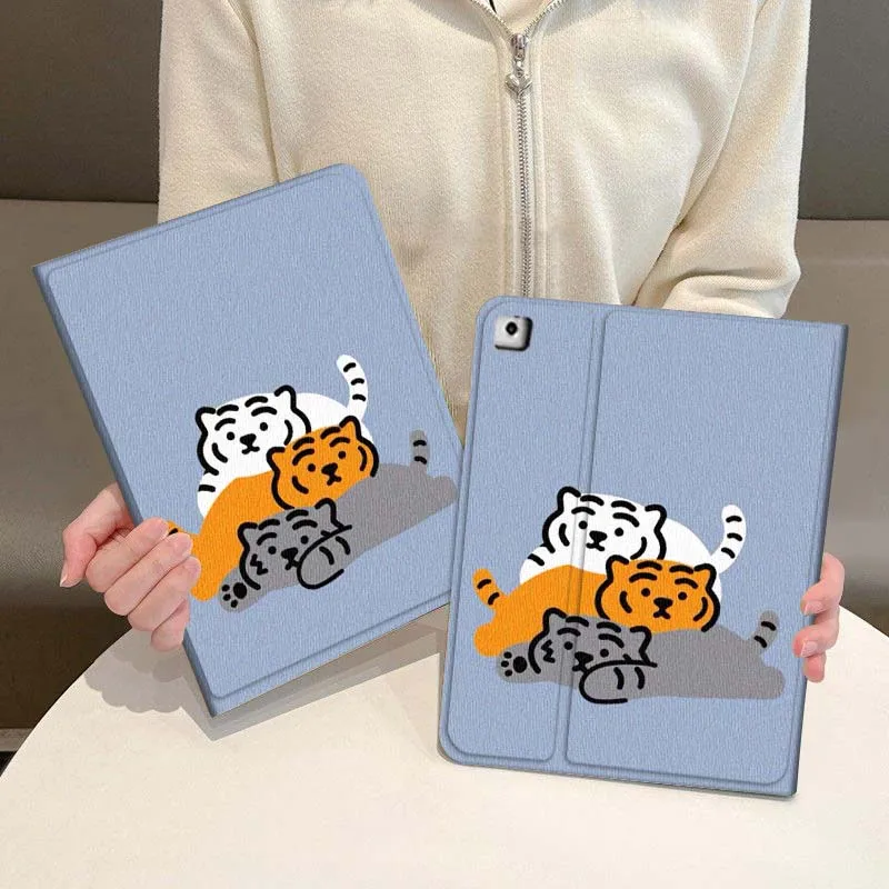 Cute cartoon tiger anime For iPad Pro Air Mini 1 2 3 4 5 6 7 7th 8th 9th 10th 11th 10.2 9.7 10.5 10.9 11 Tablet Case Cover
Cute cartoon tiger anime For iPad Pro Air Mini 1 2 3 4 5 6 7 7th 8th 9th 10th 11th 10.2 9.7 10.5 10.9 11 Tablet Case Cover