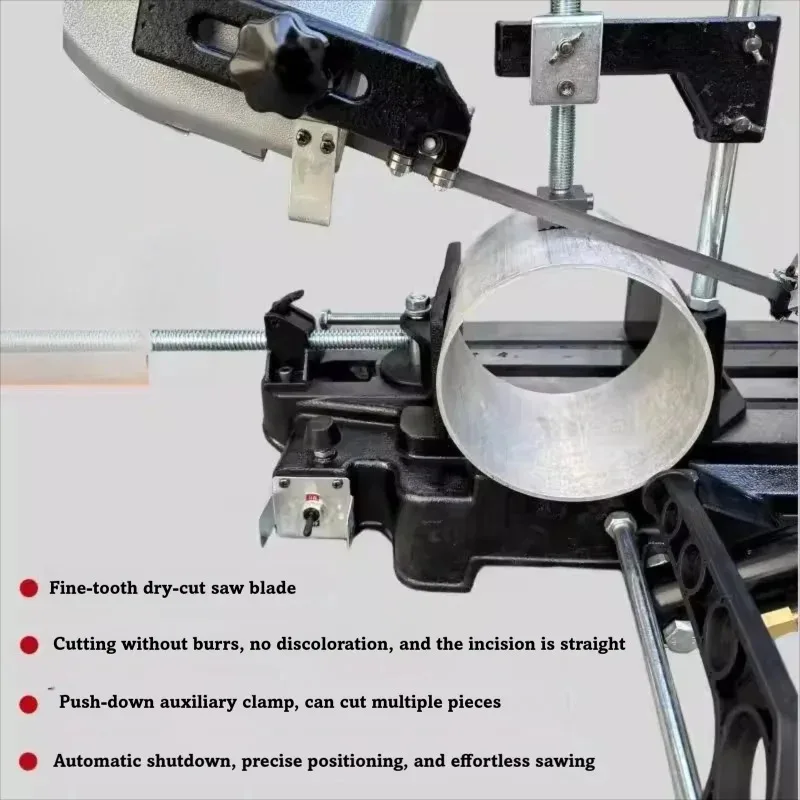 Portable Metal Band Saw Machine Noiseless Automatic Pipe Cutter For Stainless Steel Round Square Tube Burr Free Cutting
Portable Metal Band Saw Machine Noiseless Automatic Pipe Cutter For Stainless Steel Round Square Tube Burr Free Cutting