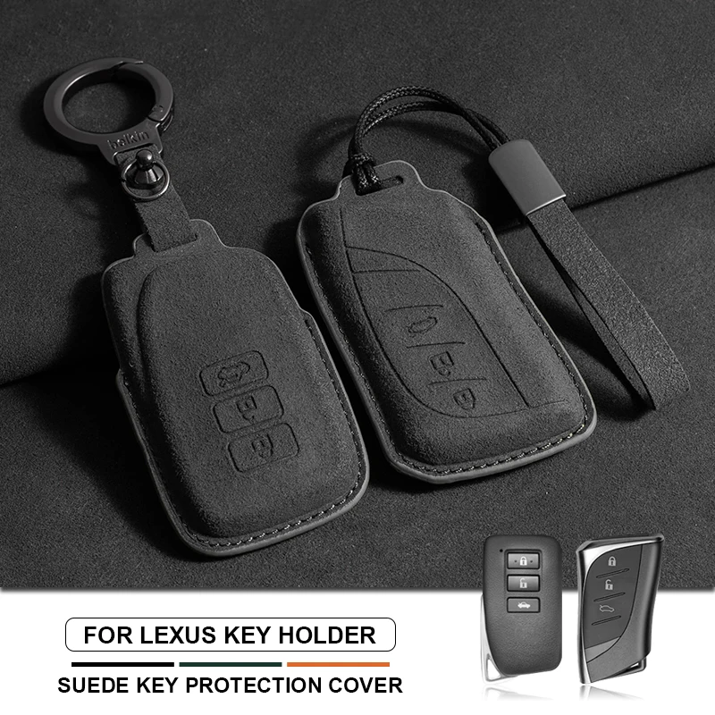 Suede Car Key Case Cover For Lexus Es200 Es300h Rx300 Rx350h Nx260 Is300 LS UXNX RZ Key Case Car Key Holder Keychain Accessories
Suede Car Key Case Cover For Lexus Es200 Es300h Rx300 Rx350h Nx260 Is300 LS UXNX RZ Key Case Car Key Holder Keychain Accessories