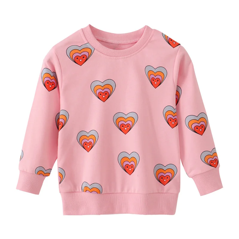 Jumping Meters 2-7T New Autumn Spring Baby Sweatshirts Long Sleeve Children's Clothing Hearts Print Kids Sport Shirts
Jumping Meters 2-7T New Autumn Spring Baby Sweatshirts Long Sleeve Children's Clothing Hearts Print Kids Sport Shirts