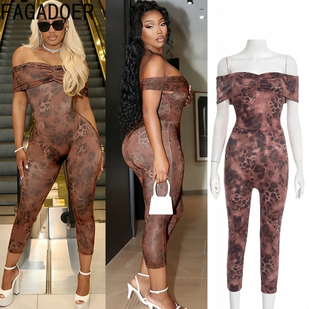 FAGADOER сексуальные облегающие комбинезоны с леопардовым принтом, женские комбинезоны с открытой спиной и рюшами в стиле пэчворк, женские уличные комбинезоны
FAGADOER сексуальные облегающие комбинезоны с леопардовым принтом, женские комбинезоны с открытой спиной и рюшами в стиле пэчворк, женские уличные комбинезоны