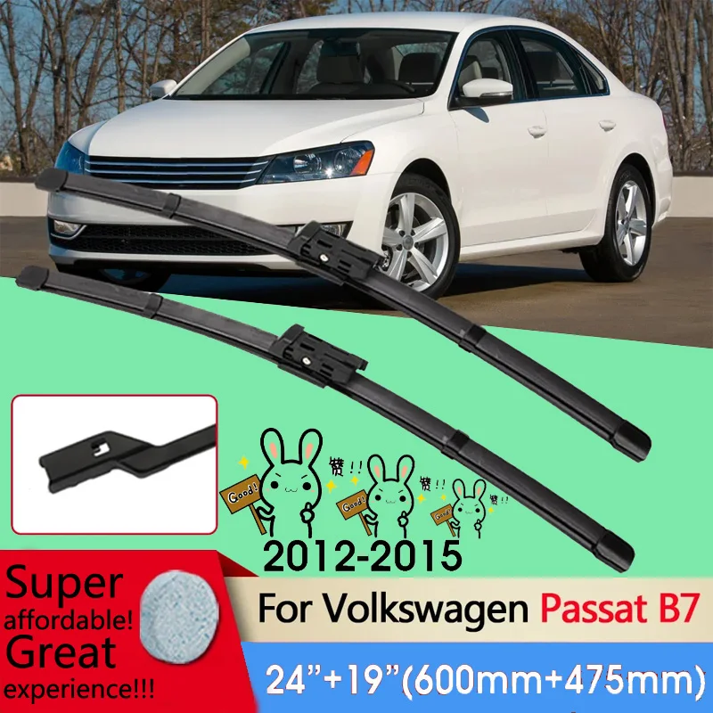 Car Wiper Front Wiper Blade 24"+19" For Volkswagen Passat B7 2012 2013 2014 2015 Front Windscreen Wipers Auto Accessories
Car Wiper Front Wiper Blade 24"+19" For Volkswagen Passat B7 2012 2013 2014 2015 Front Windscreen Wipers Auto Accessories