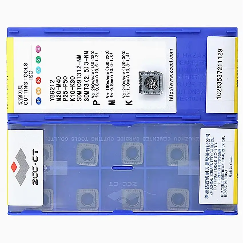 SDMT09T312-NM YB9320/SDMT09T312-NM YBG212/SDMT09T312-NM YBS203/SDMT09T312-NM YBM253 ZCC.CT CNC carbide milling inserts 10pcs/box
SDMT09T312-NM YB9320/SDMT09T312-NM YBG212/SDMT09T312-NM YBS203/SDMT09T312-NM YBM253 ZCC.CT CNC carbide milling inserts 10pcs/box