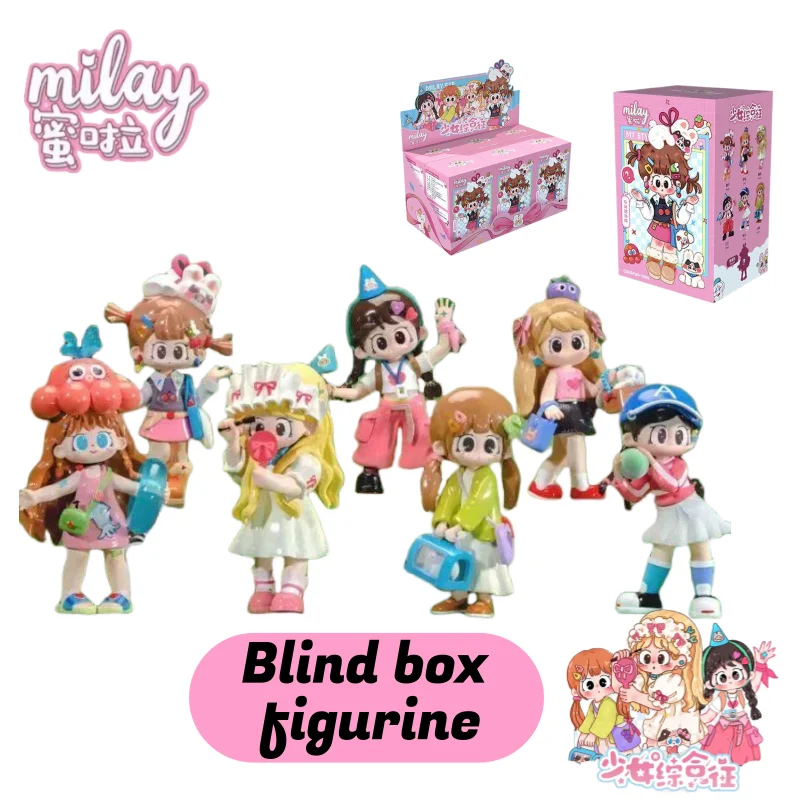 Milay Danae Ginger Yolly Nutty Sunny Аниме Фигурка персонажа из мультфильма Модель слепых коробки Креативная милая девушка Сердце-сюрприз Подарочная коробка
Milay Danae Ginger Yolly Nutty Sunny Аниме Фигурка персонажа из мультфильма Модель слепых коробки Креативная милая девушка Сердце-сюрприз Подарочная коробка