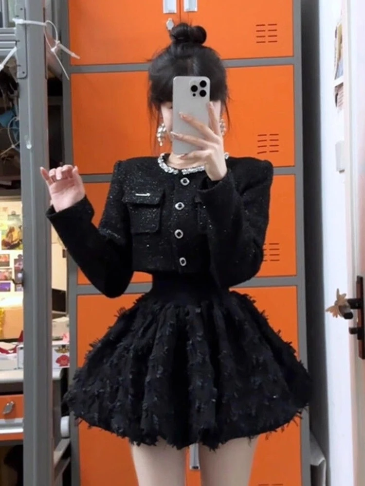 Miu Style Rich Girl Spring Outfit Set Women's Fashion Short Coat Puffy Skirt Whole Set Princess Wind Regular Sleeve Length
Miu Style Rich Girl Spring Outfit Set Women's Fashion Short Coat Puffy Skirt Whole Set Princess Wind Regular Sleeve Length