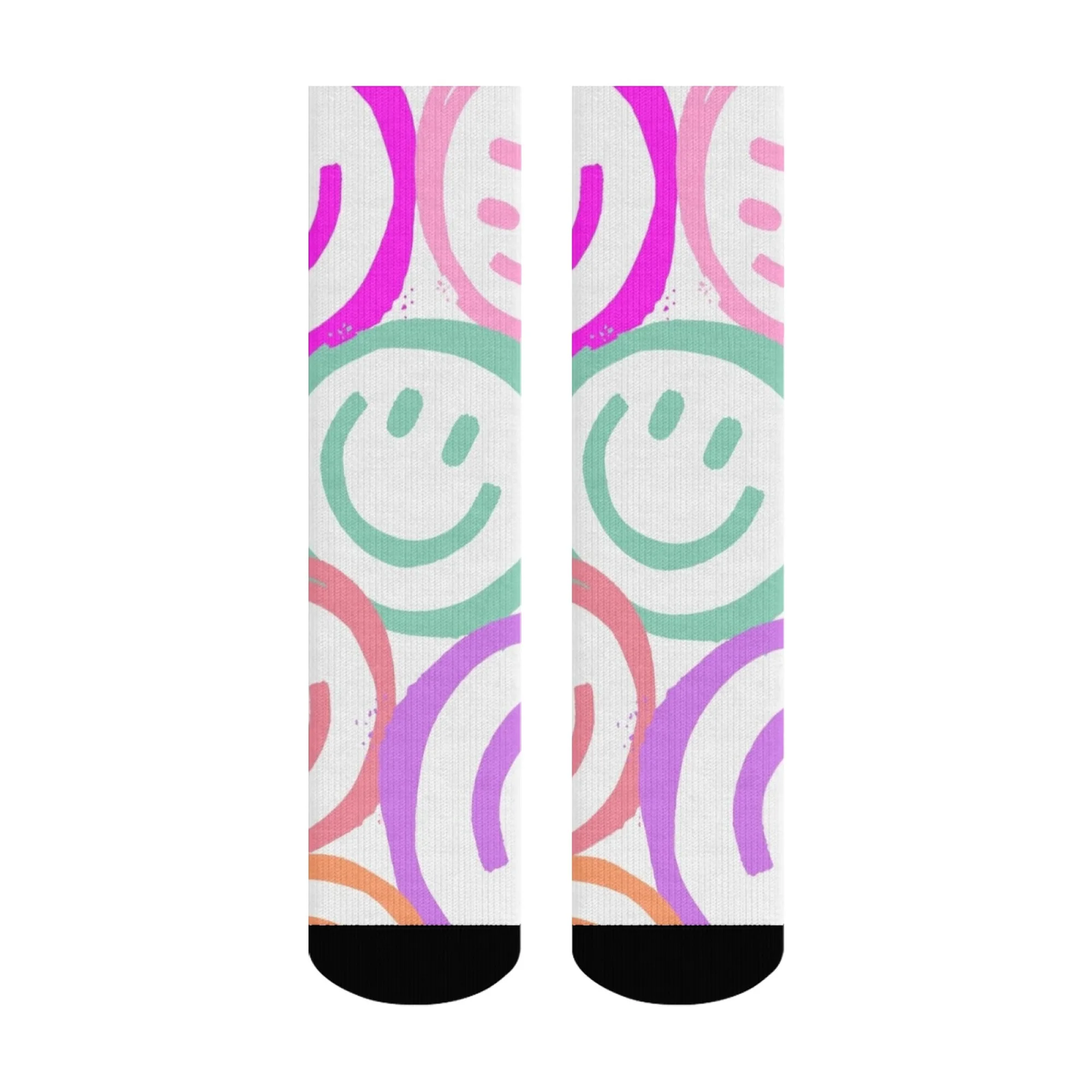 Whimsical & Vivid Smiley Socks! Multicolored Motifs in Soft Hues. Childlike Wonder and A Vibrant, Eye - Catching Accessory
Whimsical & Vivid Smiley Socks! Multicolored Motifs in Soft Hues. Childlike Wonder and A Vibrant, Eye - Catching Accessory