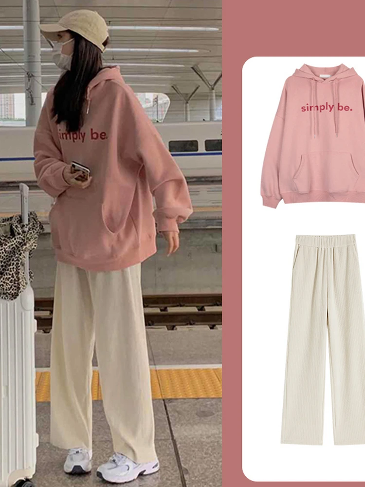 Korean Style Wide Leg Pants Women's Spring New Loose Straight Cotton Polyester Blend Trousers Sweet Style Natural Waist
Korean Style Wide Leg Pants Women's Spring New Loose Straight Cotton Polyester Blend Trousers Sweet Style Natural Waist