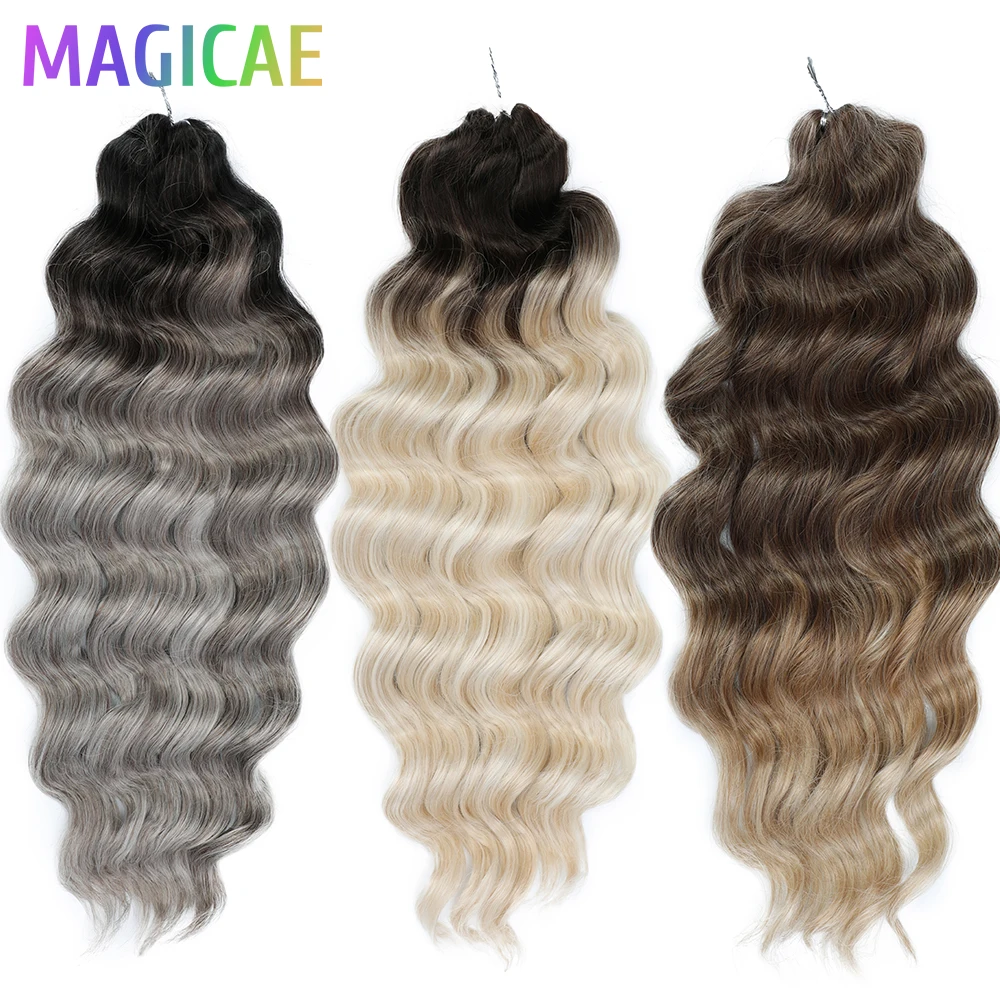 Синтетические волосы Magicae, 26 дюймов, 3 шт., 300 г, глубокая волна, для плетения косичек, омбре, серый, коричневый, светлый (P12/16/613, P4/27), термостойкие
Синтетические волосы Magicae, 26 дюймов, 3 шт., 300 г, глубокая волна, для плетения косичек, омбре, серый, коричневый, светлый (P12/16/613, P4/27), термостойкие