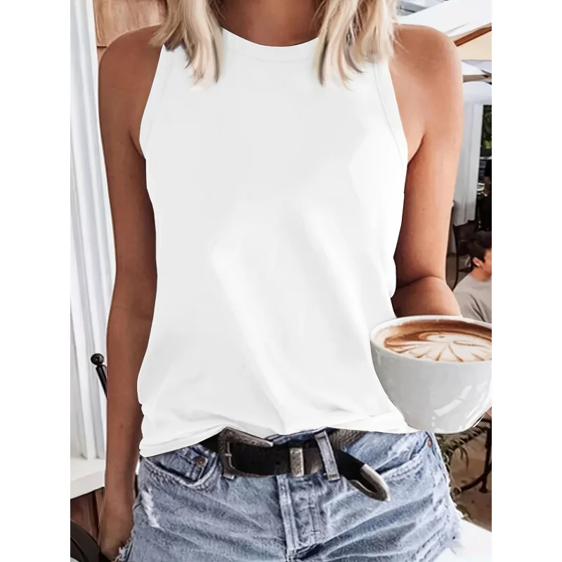 Women's Breathable Fabric, Classic Solid Color Round-neck Vest Ladies - Soft And Breathable, Short-sleeved
Women's Breathable Fabric, Classic Solid Color Round-neck Vest Ladies - Soft And Breathable, Short-sleeved