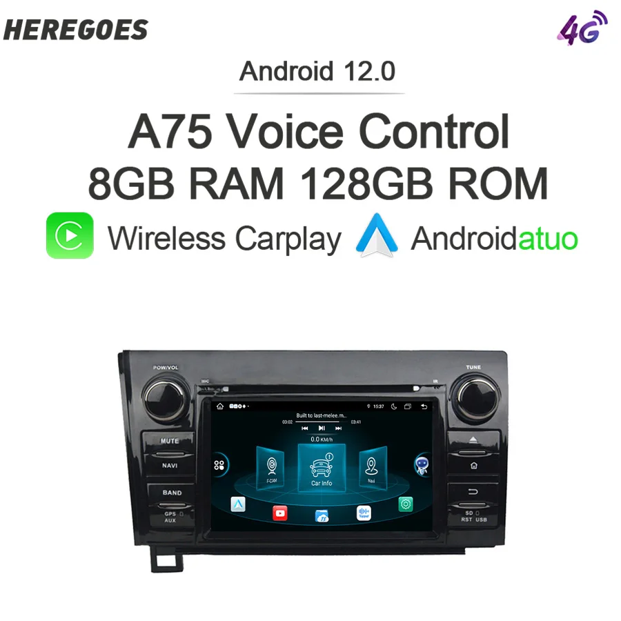 Беспроводной автомобильный DVD-плеер Carplay Android 12 4G LTE Navi GPS Радио 8G + 128G для Toyota Tundra XK50 2007-2013 Sequoia XK60 2008-2017
Беспроводной автомобильный DVD-плеер Carplay Android 12 4G LTE Navi GPS Радио 8G + 128G для Toyota Tundra XK50 2007-2013 Sequoia XK60 2008-2017