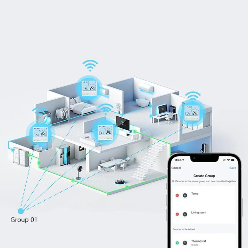 Smart Thermostat for Electric Underfloor Heating Systems with Voice Activation and Remote Control via Smartphone
Smart Thermostat for Electric Underfloor Heating Systems with Voice Activation and Remote Control via Smartphone