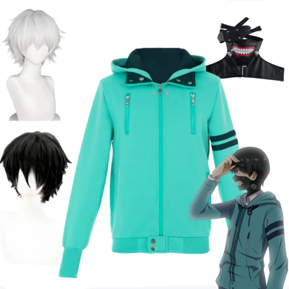 Tokyo Ghoul Ken Kaneki Green Hooded Jacket Long Sleeve Hoodie Unisex Adult Spring Autumn Winter Halloween Comic Con Outfit
Tokyo Ghoul Ken Kaneki Green Hooded Jacket Long Sleeve Hoodie Unisex Adult Spring Autumn Winter Halloween Comic Con Outfit