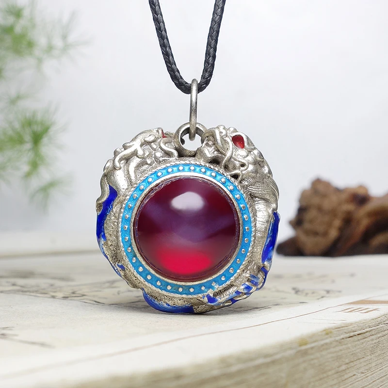 New S925 silver inlaid natural Hetian white jade wish pendant necklace with certificate
New S925 silver inlaid natural Hetian white jade wish pendant necklace with certificate