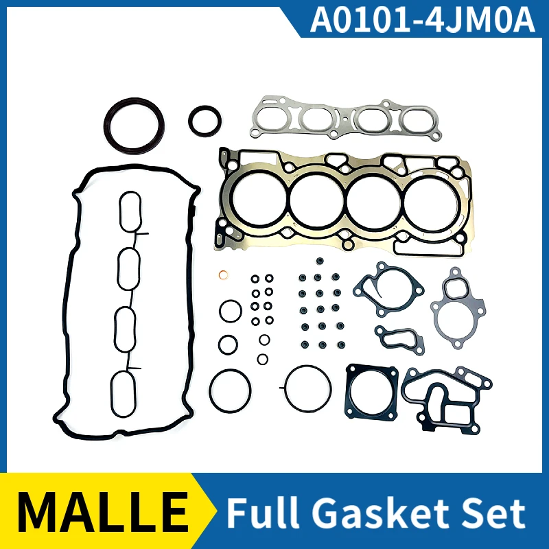 Engine Overhaul Gasket Repair Kit A0101-4JM0A For Nissan Navarre 2.5L 2017 QR25 D23F Cylinder Head Set Auto Part Car Accessories
Engine Overhaul Gasket Repair Kit A0101-4JM0A For Nissan Navarre 2.5L 2017 QR25 D23F Cylinder Head Set Auto Part Car Accessories