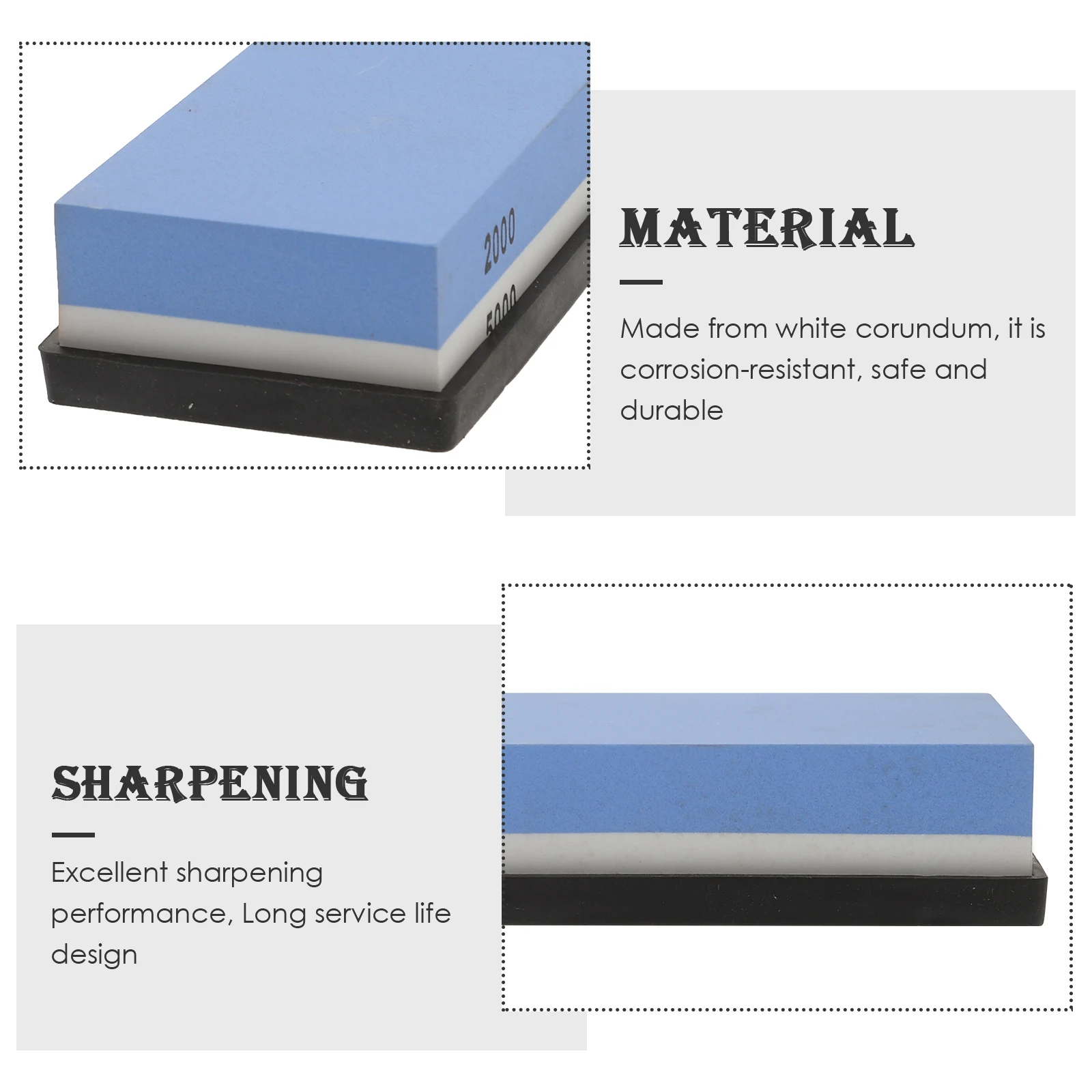 White Corundum Abrasive Sharpening Stone Durable Multipurpose Kitchen Whetstone Home Restaurant Knife Scissors Sharpener Stone
White Corundum Abrasive Sharpening Stone Durable Multipurpose Kitchen Whetstone Home Restaurant Knife Scissors Sharpener Stone