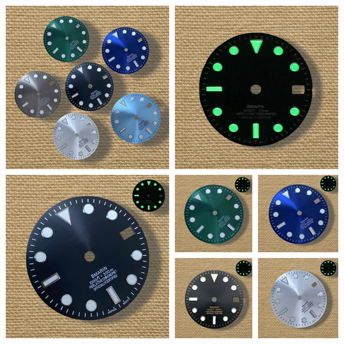 High quality 28.5mm S logo NH35 dial SUB dial loved by everyone, suitable for NH35/NH36 movements, green light emission, NH35 mo
High quality 28.5mm S logo NH35 dial SUB dial loved by everyone, suitable for NH35/NH36 movements, green light emission, NH35 mo