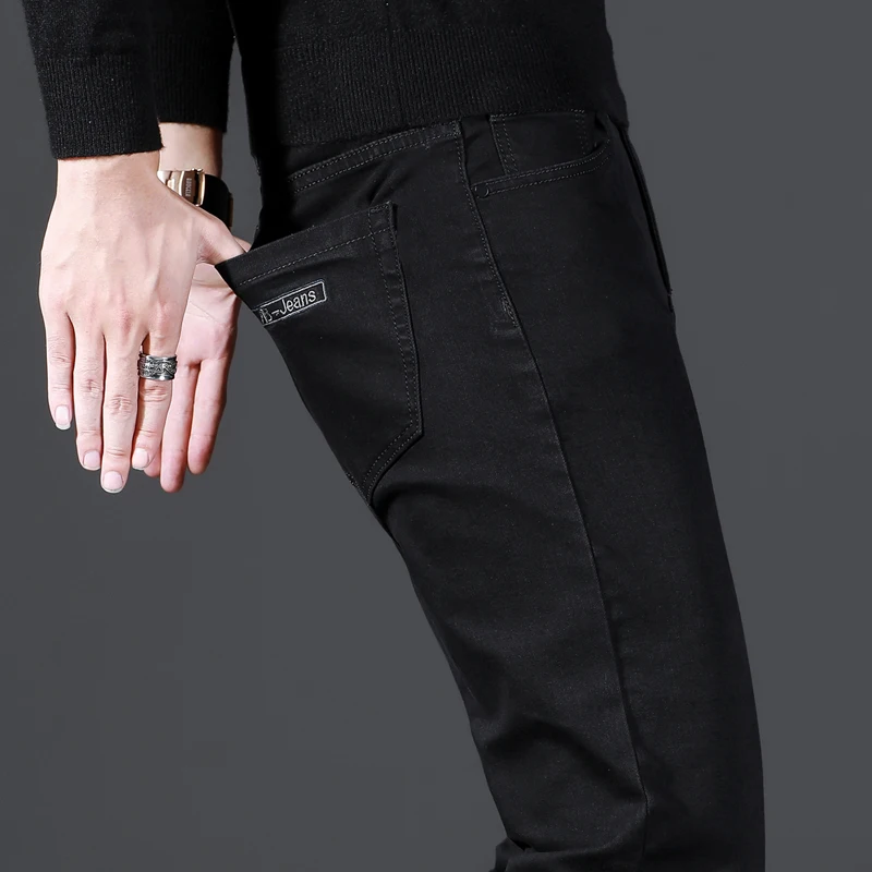 Plus Size 40 42 44 46 Men's Regular Fit Black Jeans Classic Style Business Casual Stretch Denim Pants Male Brand Trousers
Plus Size 40 42 44 46 Men's Regular Fit Black Jeans Classic Style Business Casual Stretch Denim Pants Male Brand Trousers