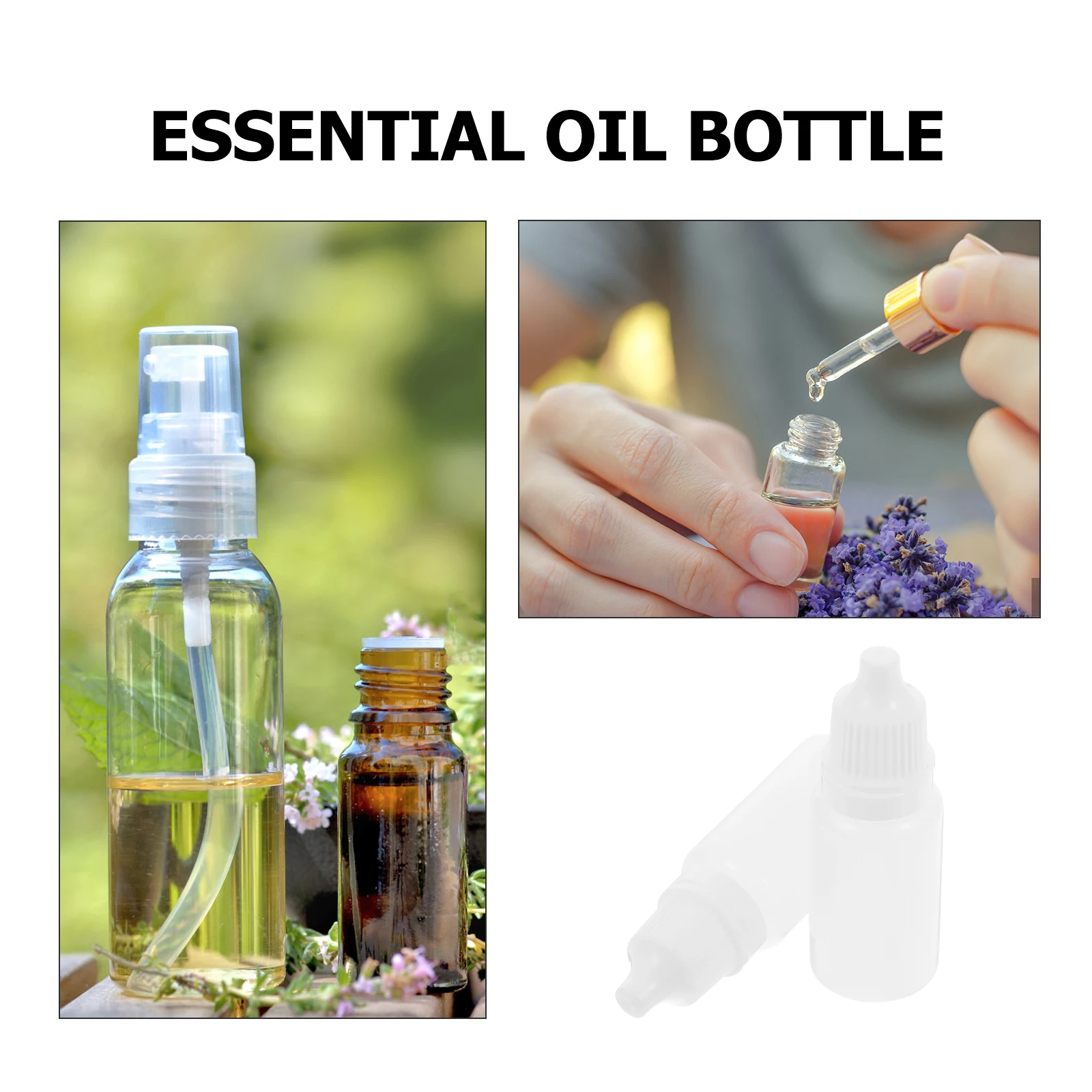 50 Pcs Glass Bottle Hdpe Mini Oil Dropper Serum Bottles Clear Refillable Squeezable Liquid Dropping Eye
50 Pcs Glass Bottle Hdpe Mini Oil Dropper Serum Bottles Clear Refillable Squeezable Liquid Dropping Eye