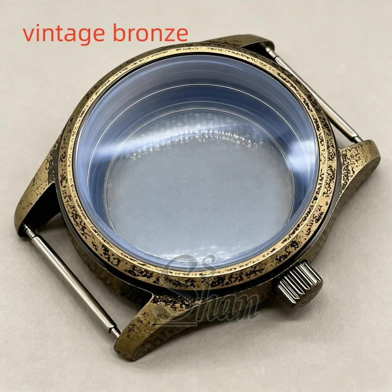 36MM/39MM imitation old bronze diving case 100m waterproof with AR blue coated glass used for NH35A NH36 ETA2824 PT5000 movement
36MM/39MM imitation old bronze diving case 100m waterproof with AR blue coated glass used for NH35A NH36 ETA2824 PT5000 movement