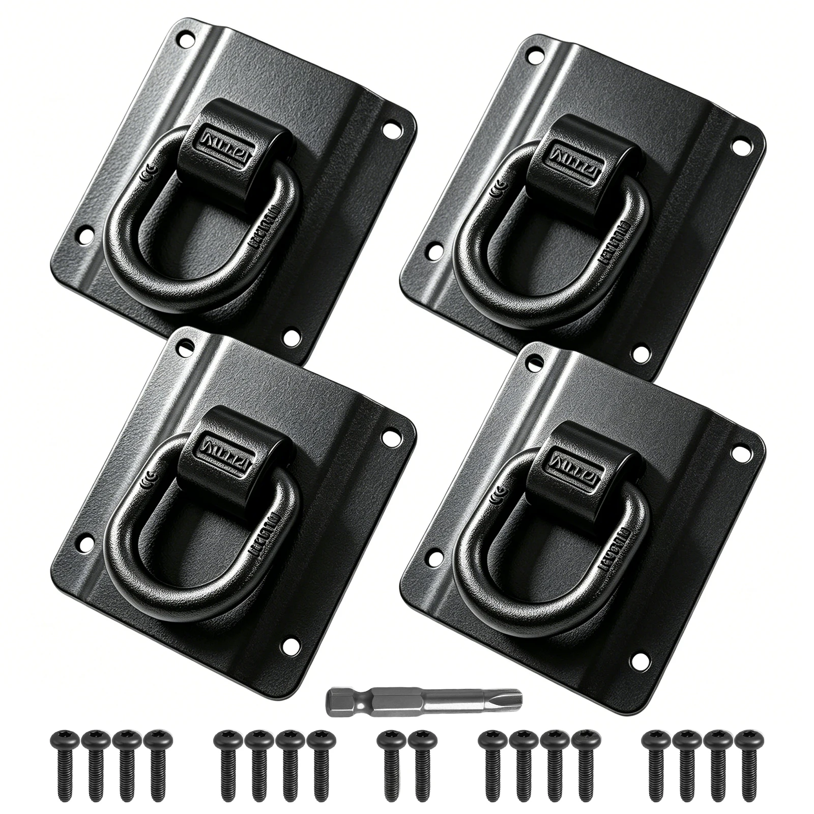 Heavy Duty Tie Down Anchors Truck Bed Tie Downs Car Accessories with with M6*1.0 Tap and T-Handle Fit for 2015-2025 Ford F150
Heavy Duty Tie Down Anchors Truck Bed Tie Downs Car Accessories with with M6*1.0 Tap and T-Handle Fit for 2015-2025 Ford F150