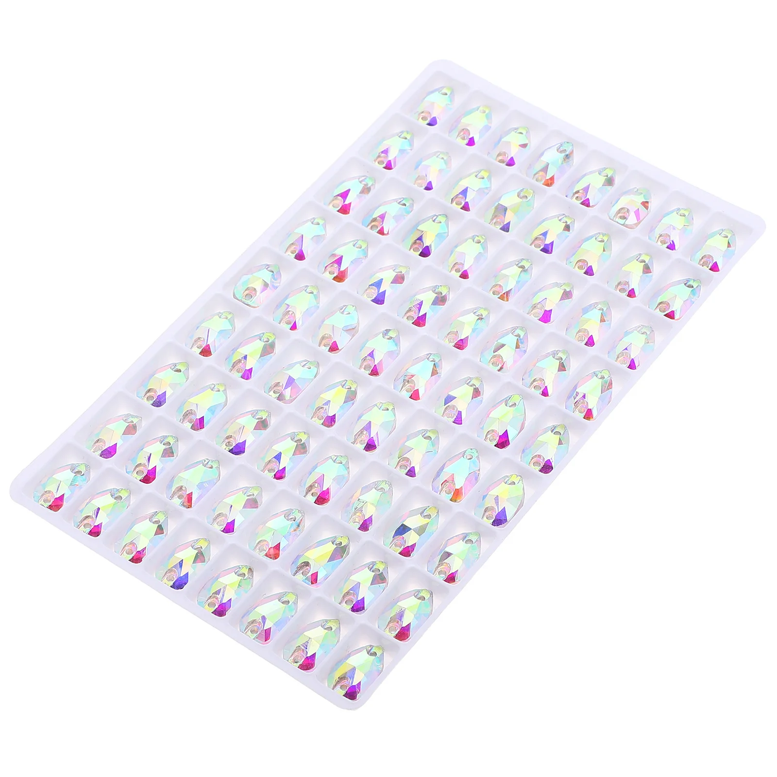 72Pcs Waterdrop Shape Flatback Glass Sewing Gems Double Hole Teardrop Rhinestones for Clothes Shoes Hats Bags Sparkling
72Pcs Waterdrop Shape Flatback Glass Sewing Gems Double Hole Teardrop Rhinestones for Clothes Shoes Hats Bags Sparkling