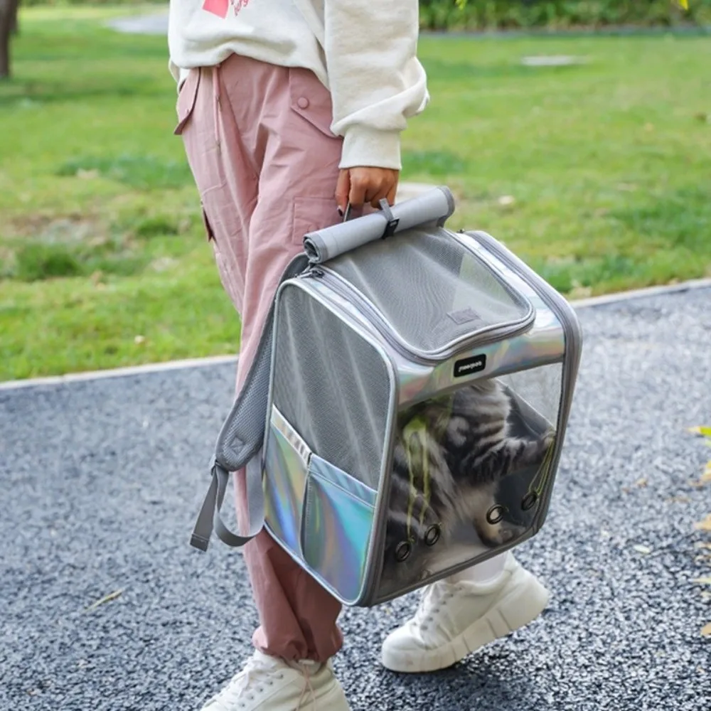 Multifunctional Transparent Pet Carrier Bag Large Space Oxford Cat Carrying Bag Foldable Breathable Pet Backpack Outdoor Use
Multifunctional Transparent Pet Carrier Bag Large Space Oxford Cat Carrying Bag Foldable Breathable Pet Backpack Outdoor Use