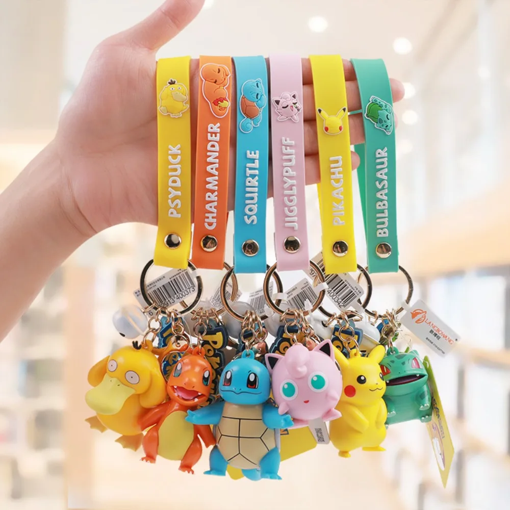 Creative Genuine Pokemon Pikachu Keychain Couple Bag Pendant Keyrings Motorcycle Key Chains Accessories Exquisite Gifts for Kids
Creative Genuine Pokemon Pikachu Keychain Couple Bag Pendant Keyrings Motorcycle Key Chains Accessories Exquisite Gifts for Kids