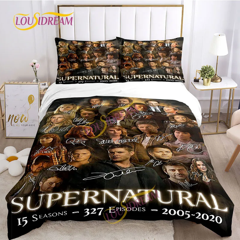 Supernatural Movie Print three-piece Fashion Bedding Set Children's or adult bedding quilt cover pillowcase bedding set Gift
Supernatural Movie Print three-piece Fashion Bedding Set Children's or adult bedding quilt cover pillowcase bedding set Gift