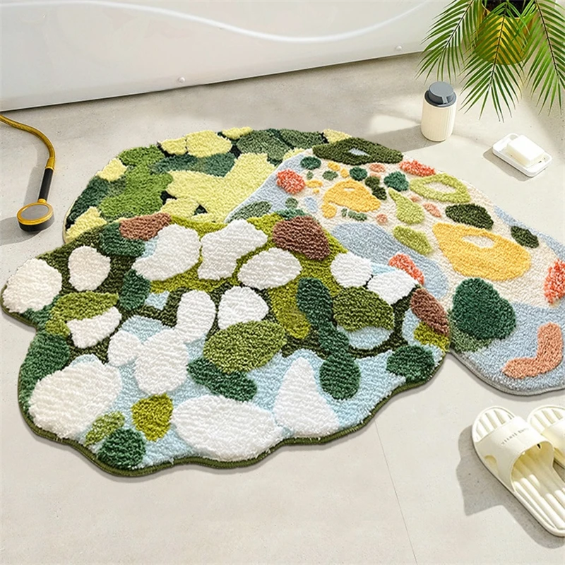 Forest Tufting Moss Rug Thickened Soft Bathroom Absorbent Foot Mat Irregular Anti Slip Floor Mat Room Bedside Plushs Carpet
Forest Tufting Moss Rug Thickened Soft Bathroom Absorbent Foot Mat Irregular Anti Slip Floor Mat Room Bedside Plushs Carpet