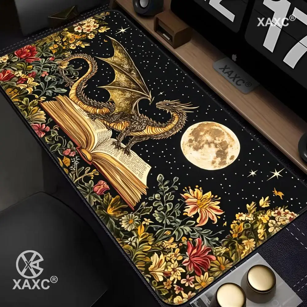 Bookish Dragon Desk Mat Fantasy Book Lover Mouse Pad DnD or RPG Gamer Gift large keyboard mouse desk pad non-slip HYBXXC
Bookish Dragon Desk Mat Fantasy Book Lover Mouse Pad DnD or RPG Gamer Gift large keyboard mouse desk pad non-slip HYBXXC