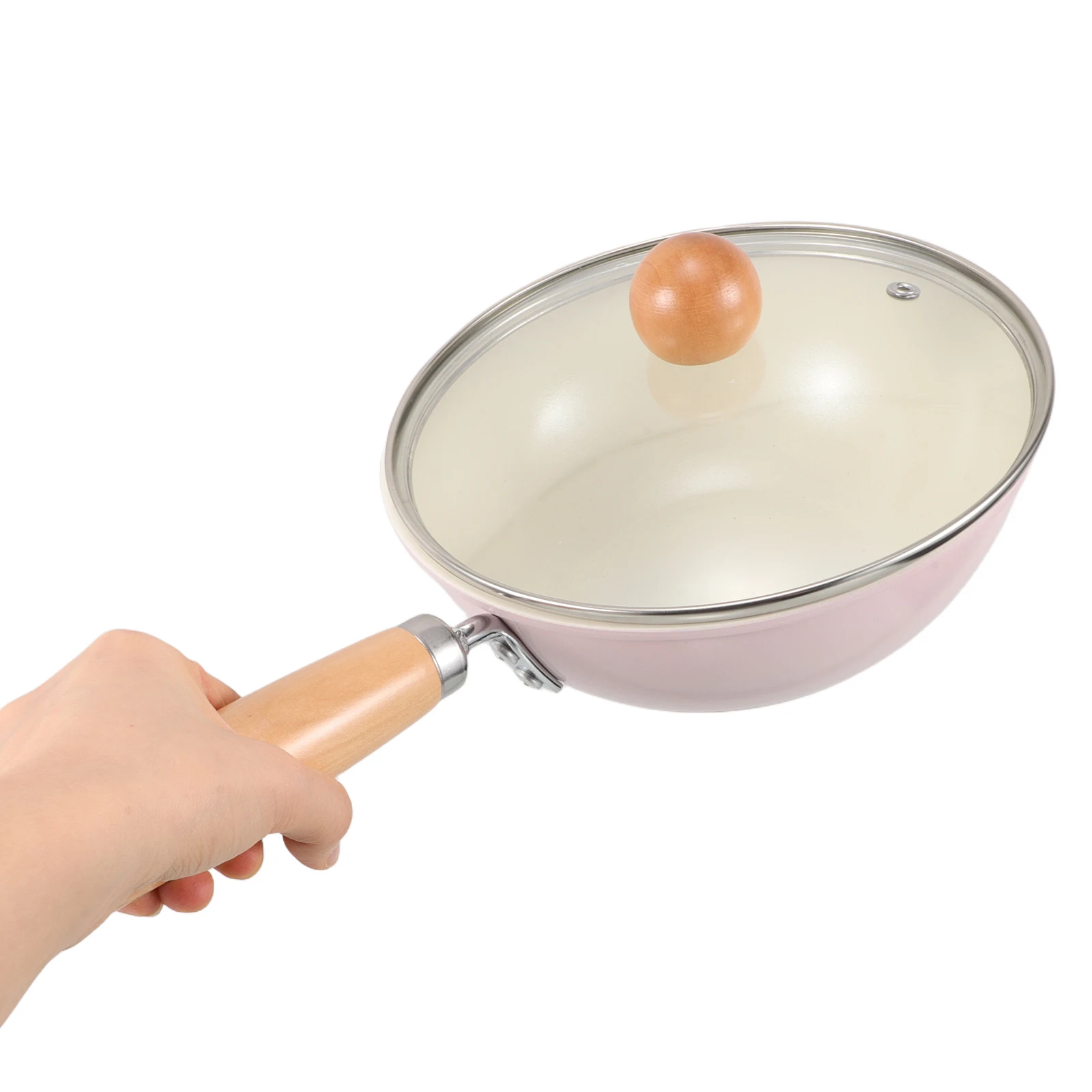 Маленькая железная сковорода с антипригарным покрытием, деревянная ручка, прозрачная стеклянная крышка, плита, индукционная сковорода, универсальная посуда 
Маленькая железная сковорода с антипригарным покрытием, деревянная ручка, прозрачная стеклянная крышка, плита, индукционная сковорода, универсальная посуда