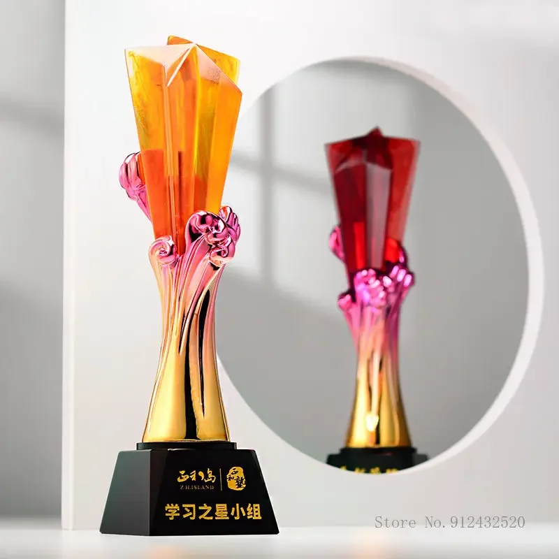Customized Resin Crystal Trophy, Engraved Upscale, Annual Meeting Outstanding Employee Award Home Decoration, Creative, New, 1Pc
Customized Resin Crystal Trophy, Engraved Upscale, Annual Meeting Outstanding Employee Award Home Decoration, Creative, New, 1Pc
