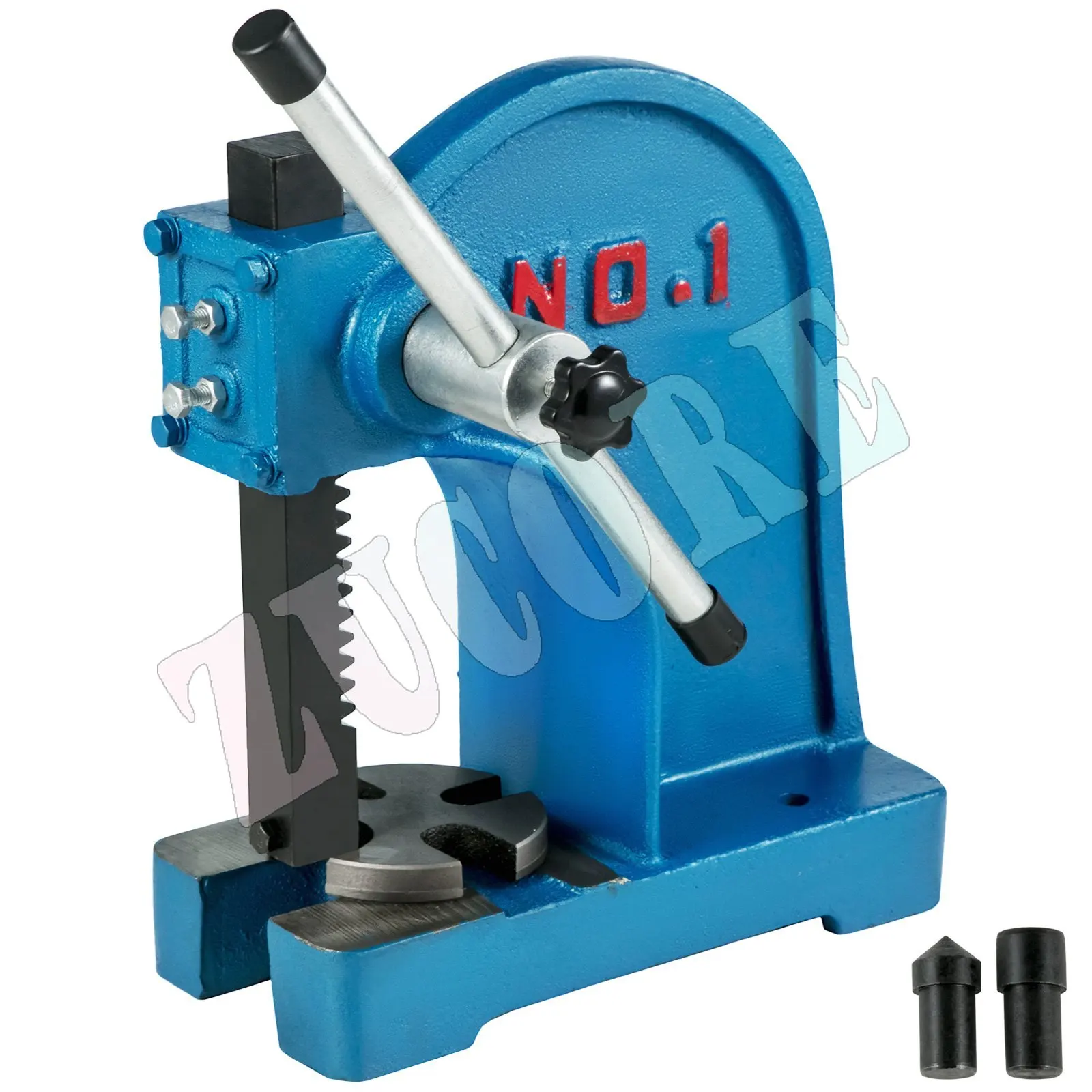 Arbor Press 1 Ton Manual Leverage Mountable Bearings Cast Iron for Riveting, Squeezing, Punching, Bending, Pressing
Arbor Press 1 Ton Manual Leverage Mountable Bearings Cast Iron for Riveting, Squeezing, Punching, Bending, Pressing