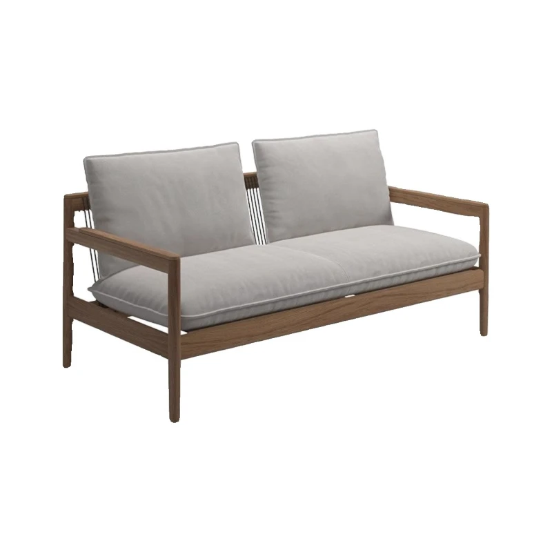 Outdoor Teak Solid Wood Sofa Combination Nordic Courtyard Villa Hotel Garden Terrace Homestay Single Sofa
Outdoor Teak Solid Wood Sofa Combination Nordic Courtyard Villa Hotel Garden Terrace Homestay Single Sofa