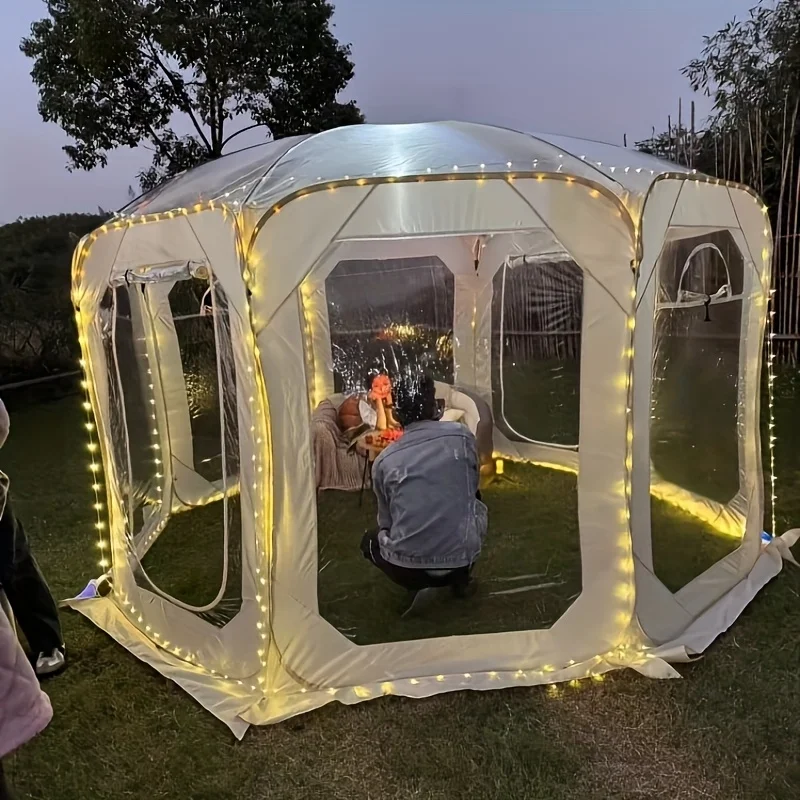 Bubble Room Restaurant Starry Sky Dome Tent Transparent Bubble House Quick Installation Waterproof Outdoor Camping Hotel Outdoor
Bubble Room Restaurant Starry Sky Dome Tent Transparent Bubble House Quick Installation Waterproof Outdoor Camping Hotel Outdoor