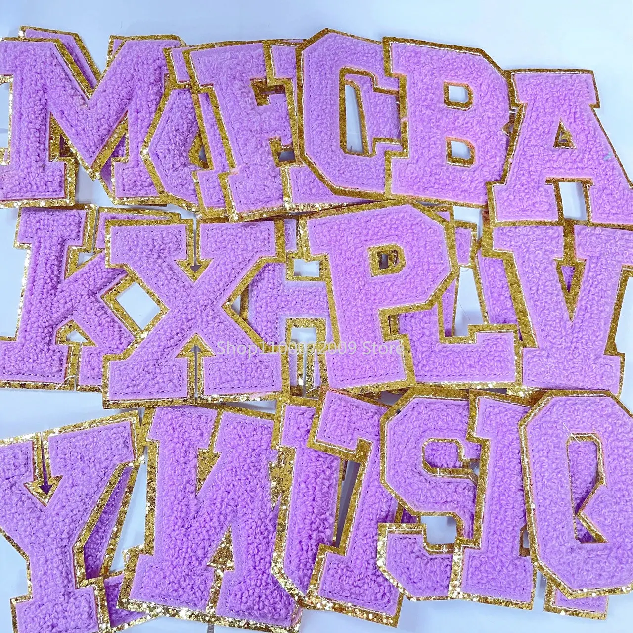 8CM Purple Chenille Letters Patches Iron on Towel Embroidered Felt Alphabet Glitter Sequins Heat Adhesive Applique DIY Accessory
8CM Purple Chenille Letters Patches Iron on Towel Embroidered Felt Alphabet Glitter Sequins Heat Adhesive Applique DIY Accessory