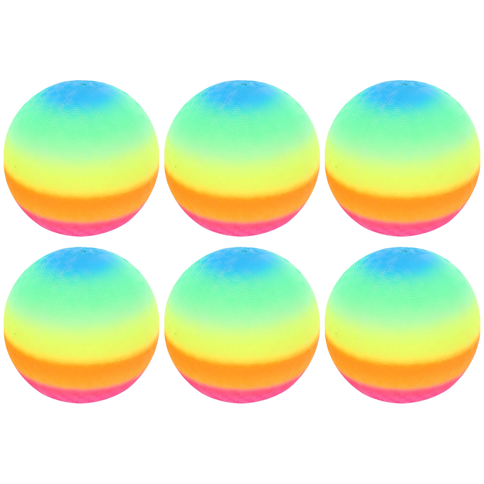 6pcs Rainbow Balls Environmentally Friendly Kids Pool Toys Beach Balls Child Fun Activities Games
6pcs Rainbow Balls Environmentally Friendly Kids Pool Toys Beach Balls Child Fun Activities Games