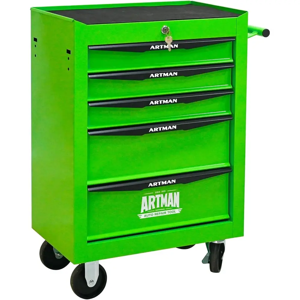 Multipurpose Rolling Tool Cart with Mobile Metal Chest, 5-Drawer Storage Trolley for Workshops, Garages, and Repair Shops (30.5H
Multipurpose Rolling Tool Cart with Mobile Metal Chest, 5-Drawer Storage Trolley for Workshops, Garages, and Repair Shops (30.5H