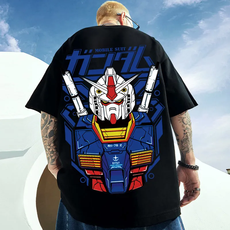 Readystock Oversize свободный бренд Tide мобильный костюм Gundam аниме футболка с короткими рукавами летняя футболка с товарами японского аниме
Readystock Oversize свободный бренд Tide мобильный костюм Gundam аниме футболка с короткими рукавами летняя футболка с товарами японского аниме