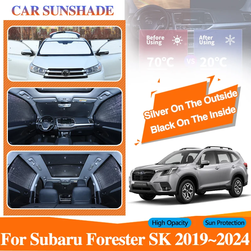 Car Sunshades For Subaru Forester SK 2019 2020 2021~2024 Sun Coverage Pads Sunscreen Window Anti-UV Sunshades Covers Accessories
Car Sunshades For Subaru Forester SK 2019 2020 2021~2024 Sun Coverage Pads Sunscreen Window Anti-UV Sunshades Covers Accessories
