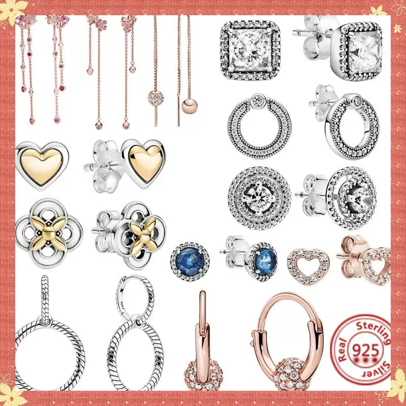 2025 New Trend 925 Sterling Silver Earring Golden Heart Blue Zircon Sparkling Halo Stud Earrings Women Birthday Jewelry Gift
2025 New Trend 925 Sterling Silver Earring Golden Heart Blue Zircon Sparkling Halo Stud Earrings Women Birthday Jewelry Gift
