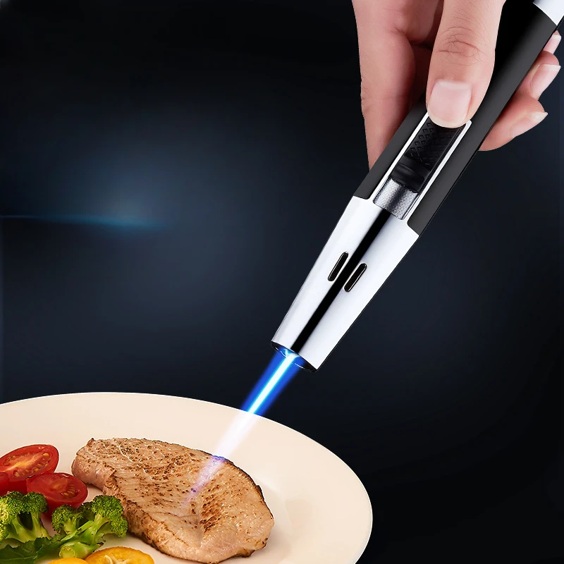New Windproof Blue Flame Igniter Moxibustion Cigar Cigarette Lighter Special Spray Gun Portable Outdoor Metal Inflatable Lighter
New Windproof Blue Flame Igniter Moxibustion Cigar Cigarette Lighter Special Spray Gun Portable Outdoor Metal Inflatable Lighter
