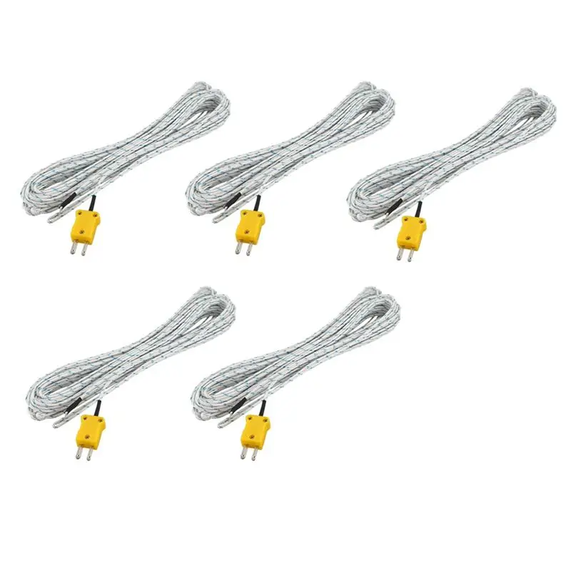 BHBD-5X -50-250 Celsius K Type 10M Cable Temperature Sensor Thermocouple Probe
BHBD-5X -50-250 Celsius K Type 10M Cable Temperature Sensor Thermocouple Probe