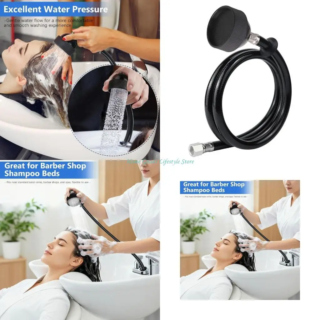 E74E Shampoo Bowl Sink Hose with Sprayer Salon Hose Sprays Head Attachment Professional Salon Sink Replacement Part
E74E Shampoo Bowl Sink Hose with Sprayer Salon Hose Sprays Head Attachment Professional Salon Sink Replacement Part