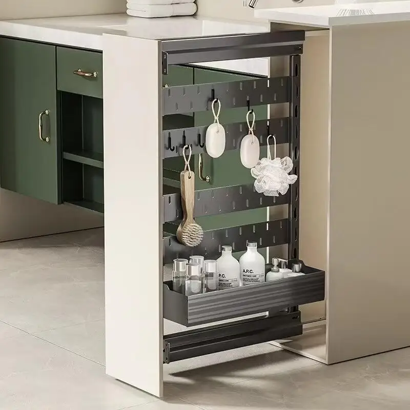 Перфорированные стеллажи для хранения вещей, кухонные узкие шкафы, высокие шкафы, выдвижные корзины, выдвижные шкафы с боковой дверью шкафа.
Перфорированные стеллажи для хранения вещей, кухонные узкие шкафы, высокие шкафы, выдвижные корзины, выдвижные шкафы с боковой дверью шкафа.