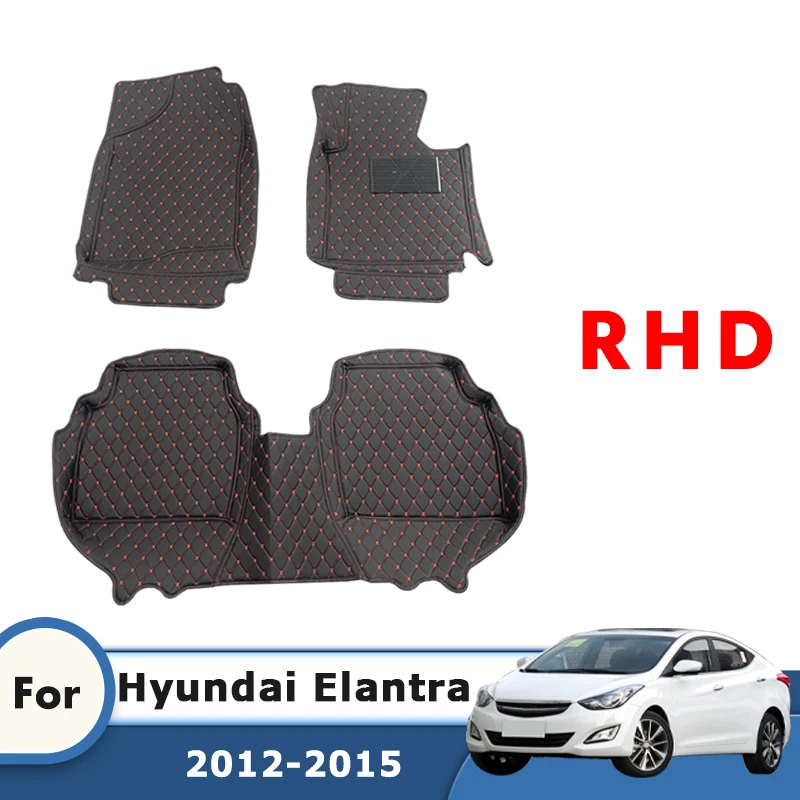 RHD Custom Leather Car Floor Mats For Hyundai Elantra 2015 2014 2013 2012 Carpets Auto Interior Accessories Decoration Foot Pads
RHD Custom Leather Car Floor Mats For Hyundai Elantra 2015 2014 2013 2012 Carpets Auto Interior Accessories Decoration Foot Pads