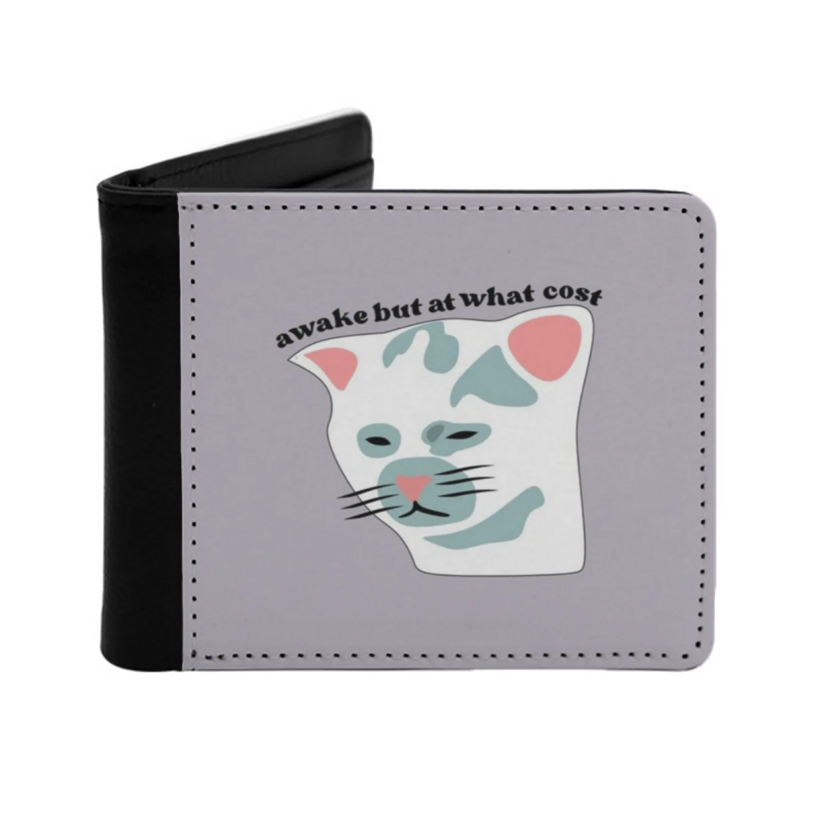 Awake But At What Cost Men Women Pu Leather Wallet Credit Card Holder Wallet Short Purse Cat Meme Awake But At What Cost Sad
Awake But At What Cost Men Women Pu Leather Wallet Credit Card Holder Wallet Short Purse Cat Meme Awake But At What Cost Sad